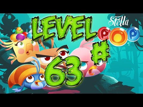 Let's Play Angry Birds Pop - Level 63 Walkthrough