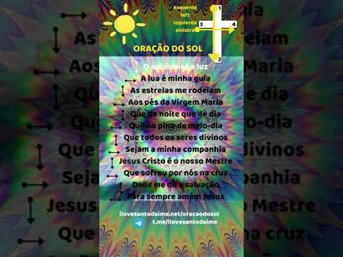🌞 ORAÇÃO DO SOL - MESTRE IRINEU - Voz Saturnino