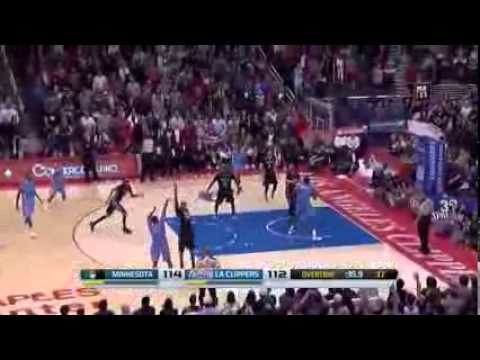 DeAndre Jordan Videos Bomb Jared Dudley Timberwolves vs Clippers April 2014