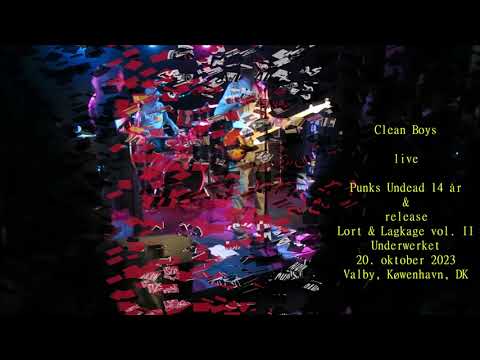 Clean Boys live - "Play With Your Poo" - Punks Undead / release Lort & Lagkage Vol. II - 20/10 2023