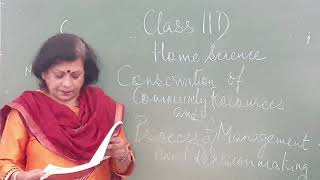 Class 11 D  Home Science  Chapter -  Resource Management  Part - 2