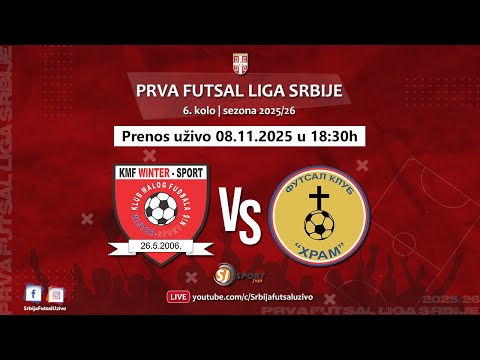 KMF Winter sport - KMF Hram | Prva futsal liga Srbije
