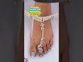 New Beautiful Designer Heavyweight Silver Green Pink Stone Dulhan Pagphool Shortsfeed Jewellery