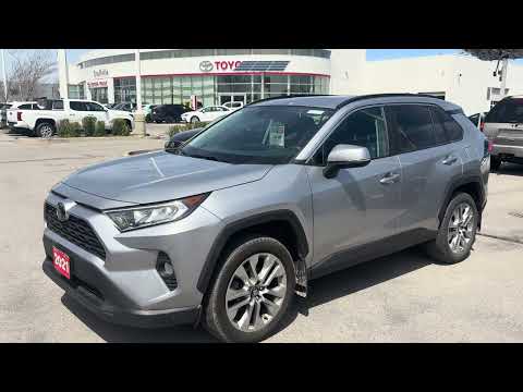 2021 Toyota RAV4 XLE AWD in Silver for sale at Stouffville Toyota in Whitchurch-Stouffville, ON