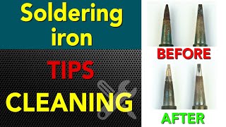 🔵 HOW TO CLEAN SOLDERING IRON TIPS