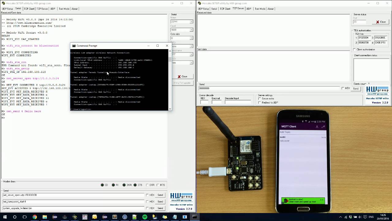 BC188: Multi Client and Server Demo