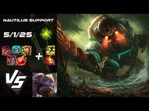 SUPPORT Nautilus vs Poppy - EU Challenger Patch 25.24