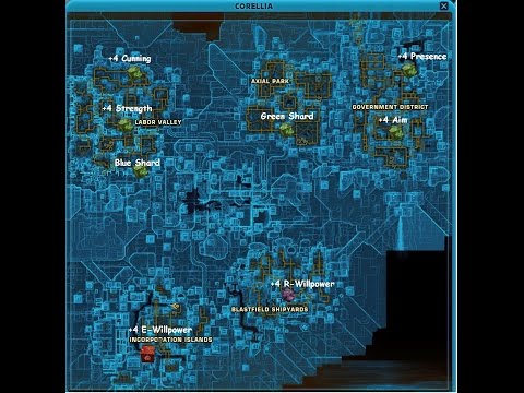 SWTOR Corellia Datacrons