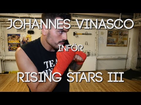 Johannes Vinasco inför Rising Stars 3