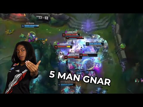Lizia's HUGE 5 Man Gnar Ult | G2 Hel Rising Stars