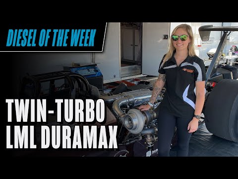 Twin-Turbo LML Duramax Diesel Dragster Engine