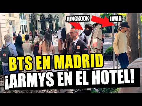 BTS EN ESPAÑA: ARMYS LLEGAN AL HOTEL ¡TODOS ESTÁN REUNIDOS!