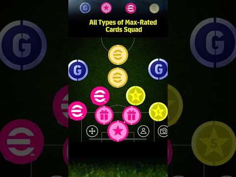 ⚽ All Types of Max-Rated Cards Squad in eFootball 2026 🔥 | Pele, Messi, Mbappe & More ⭐