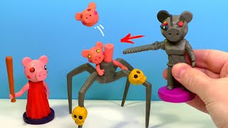 Making Piggy Spider Boss with Clay  Roblox