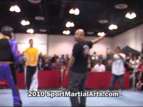 Chance Turner v Travis Plowden - Men's team sparring -2010 Compete Nationals
