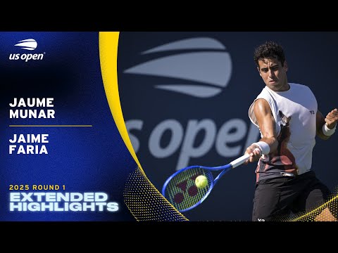 Jaume Munar vs. Jaime Faria Extended Highlights | 2025 US Open Round 1