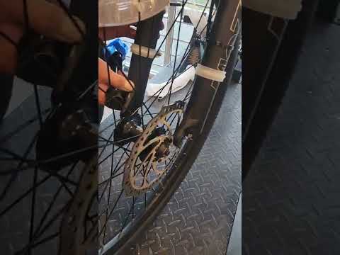 Install front wheel.