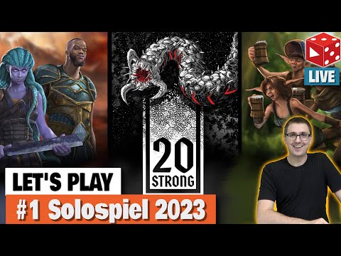 Live Let's Play: 20 Strong - Das NUMMER 1 Solo Brettspiel 2023 der Community