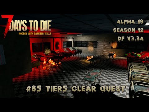 Insane Asylum: My 1st Ever Go At This POI! | 7 Days to Die | Darkness Falls Mod | Alpha 19 s12 ep85