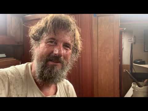 The bilge is steam cleaned.