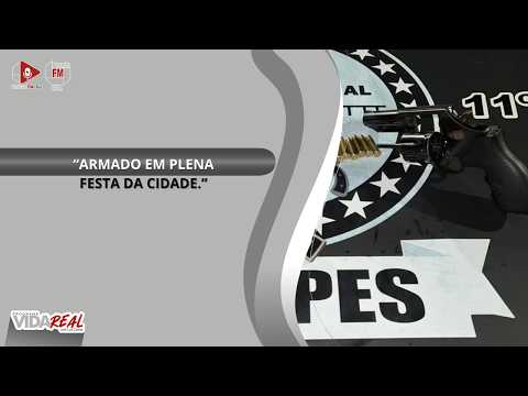 Arma de fogo é apreendida durante bloqueio policial em festa de Igreja Nova