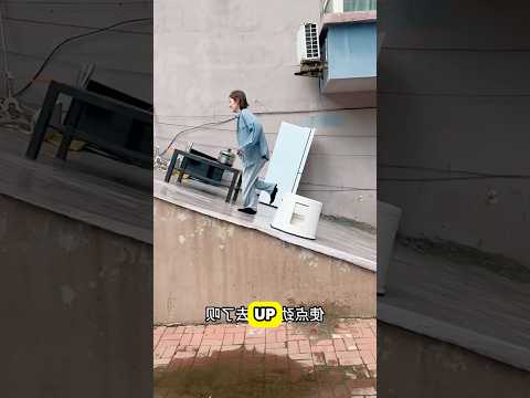 Thieves have to dance hip-hop when they come to her house!
