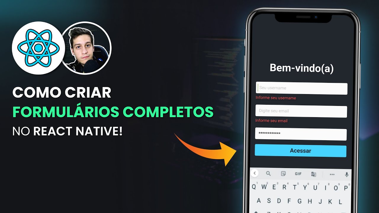 Criando formulários completos com React native 👌