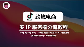 【跨境电商】多IP搭建x-ui教程｜东南亚全能VPS｜一个端口对应一个住宅ip｜链式代理提速｜一台vps=32个独立IP｜tiktok矩阵运营｜每台设备分配不同Socks5节点，养号必备技能！