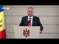 Declarațiile Lui Igor Dodon în Timpul ședinței Parlamentului Republicii Moldova