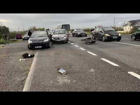 Top News- Aksident i rëndë në aksin Lezhë–Laç, mbetet i plagosur drejtuesi i motorit