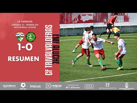 Resumen CF TrivalValderas Alcorcón  ( Juvenil B ) vs EMF Aluche ( Juvenil A )