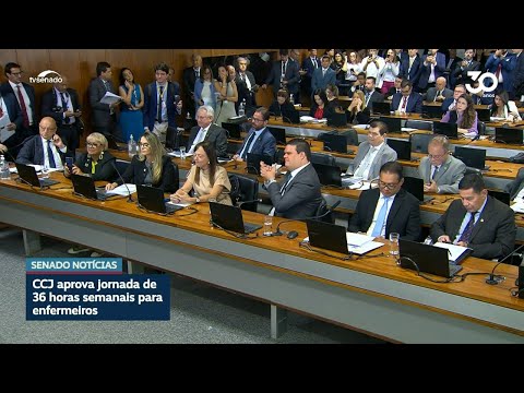 CCJ aprova jornada de 36 horas semanais para enfermeiros