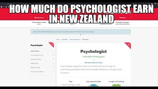 How much do psychologist earn in New Zealand
