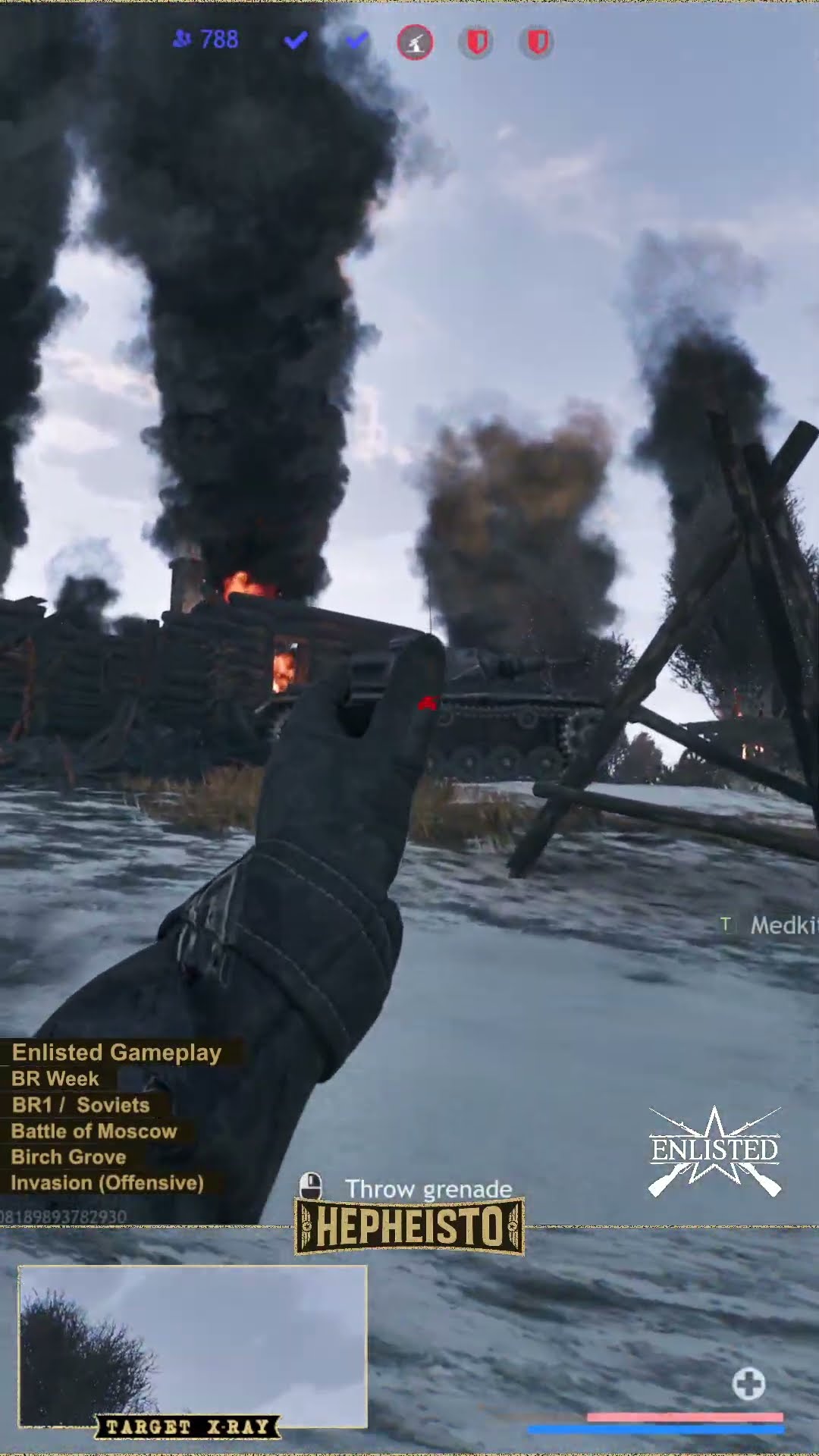 Partisan eliminates Panzer III J with Explosion Pack