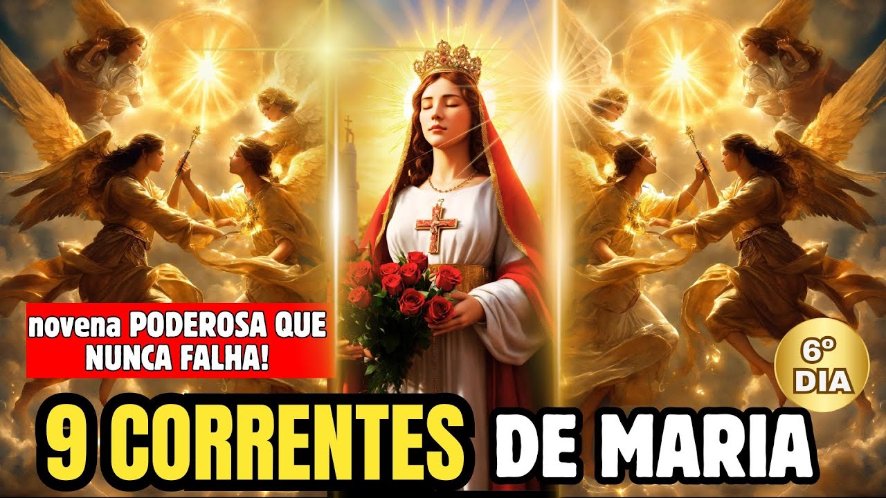 NOVENA DE INTERCESSÃO E GRAÇA URGENTE | PODEROSA ORAÇÃO DAS 9 CORRENTES DE NOSSA SENHORA - 6º DIA