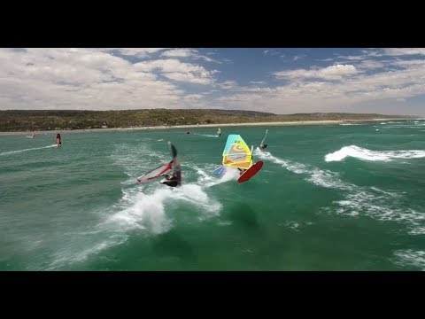 Fun windsurfing at Coronation