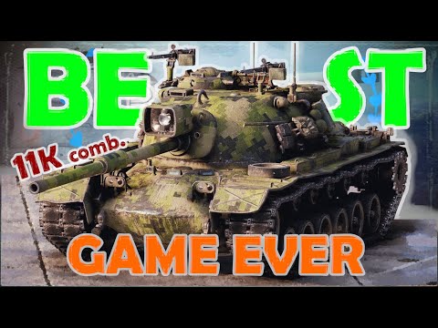 My BEST GAME EVER in World of Tanks | M48 Patton | How to play medium tanks | WoT with BRUCE
