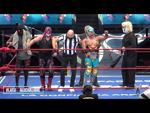 Mephisto (Kahoz) Vs Stuka Jr (Dark Panther) campeonato histórico NWA de peso semicompleto