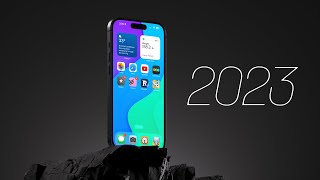 My new iPhone home screen for 2023