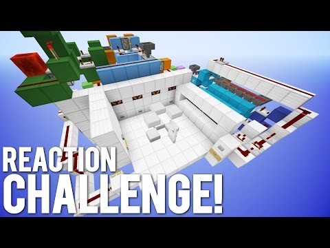 EPIC Minecraft REDSTONE Challenge: CRAZY Reactions!