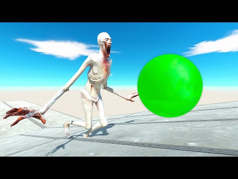 MONSTERS CLIMB THE PEASHOOTER BALL PATH - Animal Revolt Battle Simulator