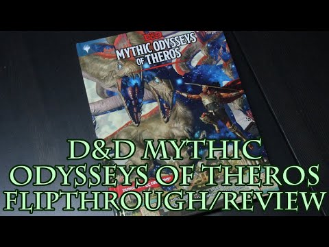 D&D Mythic Odysseys of Theros Flipthrough/Review