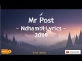 Mr Post Ndhambi Lyrics
