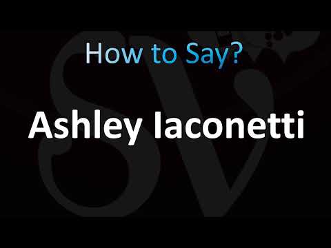 How to Pronounce ''Ashley Iaconetti'' (CORRECTLY!)
