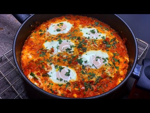 Easy Shakshuka Recipe! Poached Eggs In Tomato Sauce