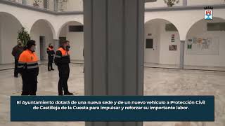 Refuerzo de la Agrupación de Protección Civil de Castilleja de la Cuesta.