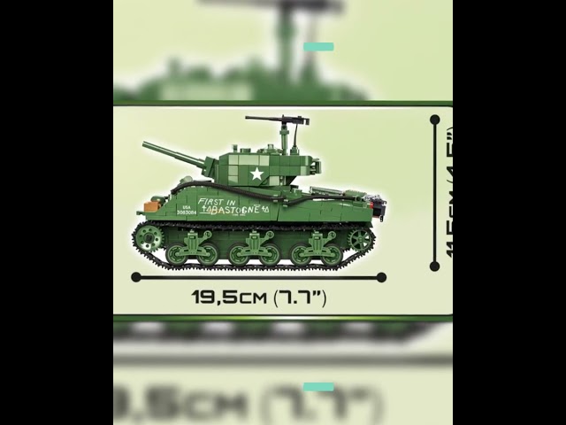 Vídeo relacionado con COBI 2550 Sherman M4A3E2 Jumbo, Historical Collection, World War II (WWII)
