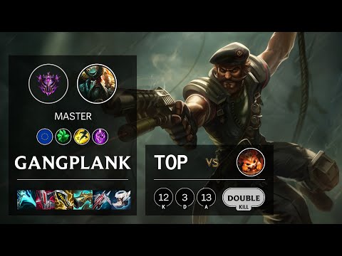 Gangplank Top vs Gnar - EUW Master Patch 11.9