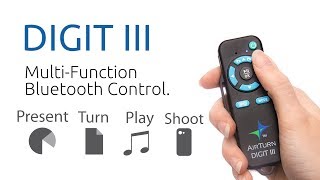 Video thumbnail for AirTurn Digit III: Video and Photo Remote Control by AirTurn