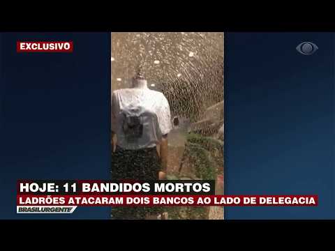 Bandidos atacam bancos ao lado de delegacia em Guararema